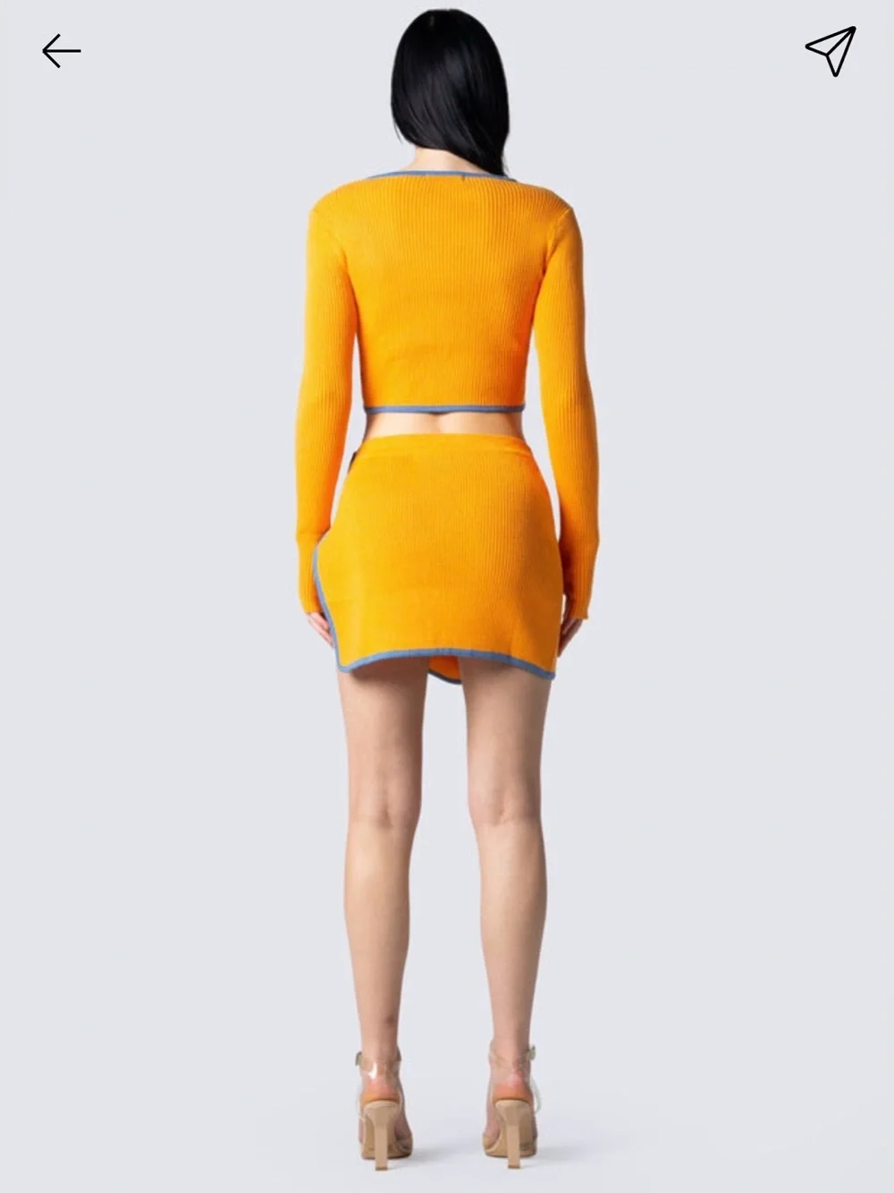 NWOT Finesse Riley Radiate Skirt Set